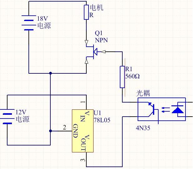 mos管驅(qū)動(dòng)電機(jī)電路圖