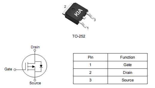 電機驅(qū)動mos管,KIA35P10AD場效應管參數(shù),TO-252-KIA MOS管